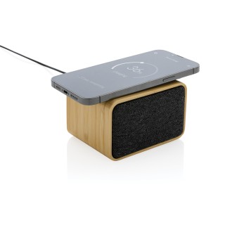 Altavoz de bambú inalámbrico de 5w reciclado personalizado